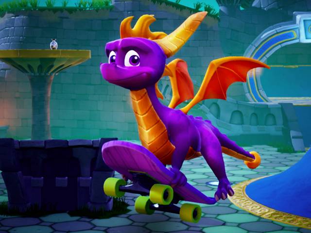 spyro game when he has girl dragon with him